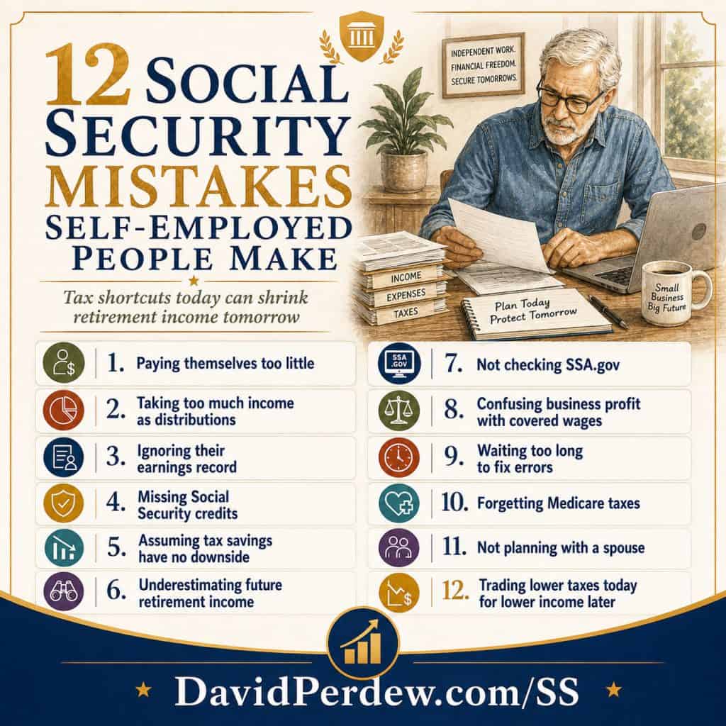 12 Social Security mistakes self-employed people make
