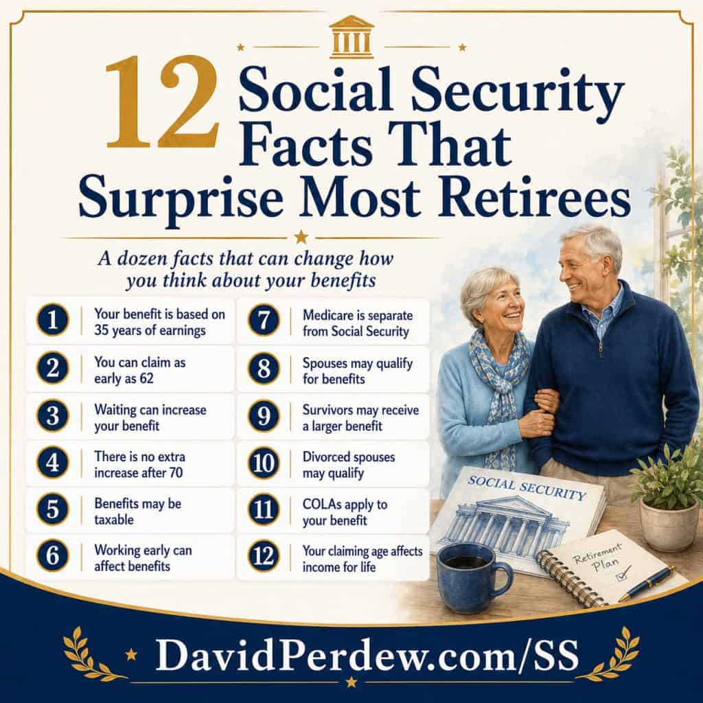 12 Social Security Facts that surprise most retirees.