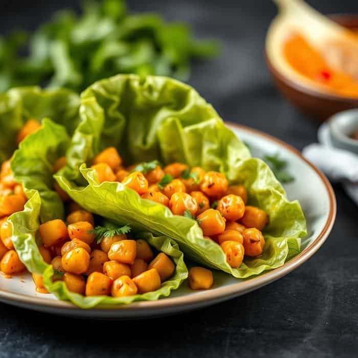 Asian-style lettuce wraps