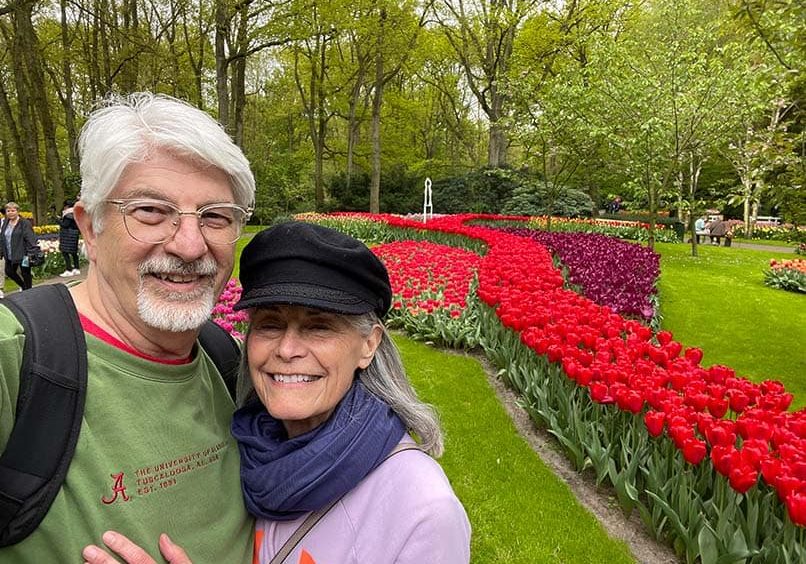 David and Charlsa in The Netherlands